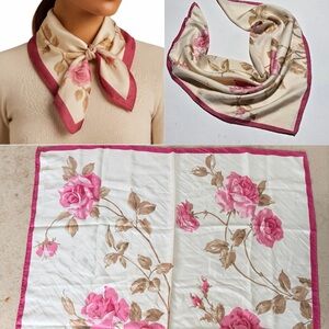 Banana Republic Floral Silk Scarf